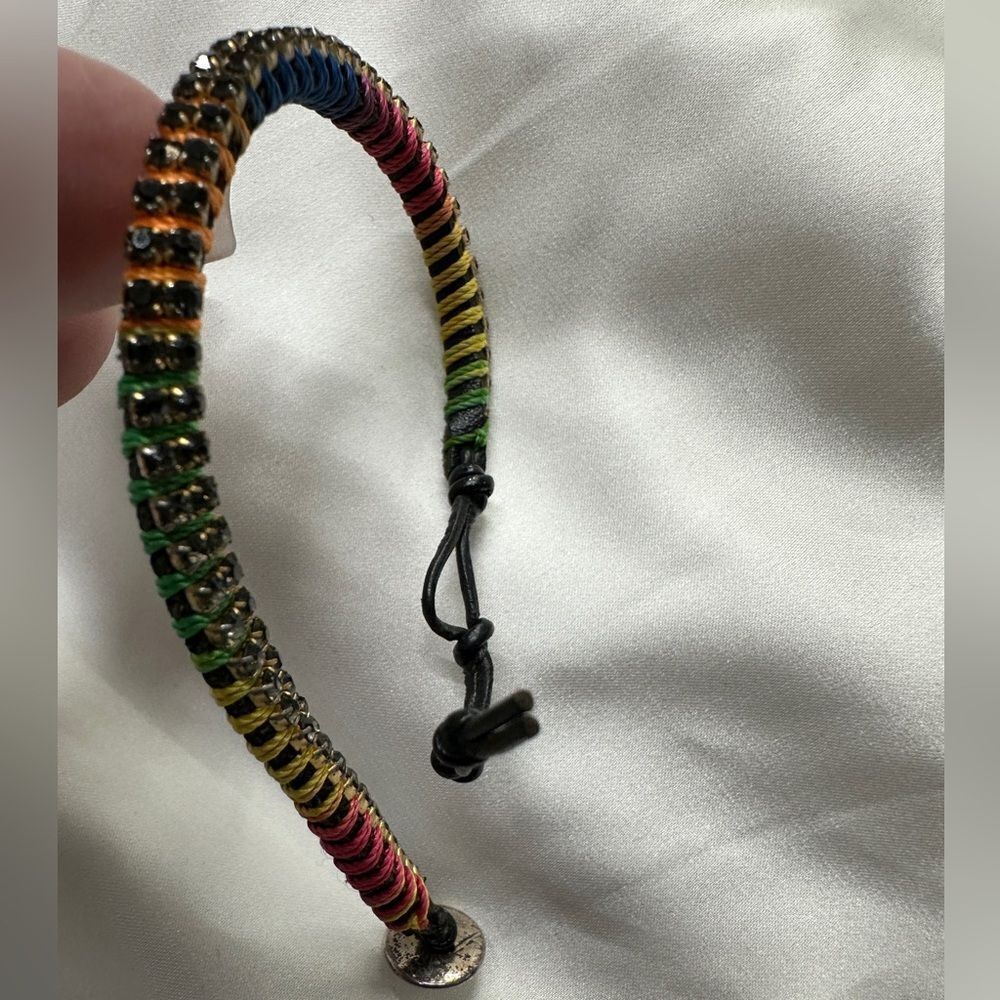 Stella & Dot Rainbow Woven Bracelet – Unisex & Trendy - Picture 6 of 17